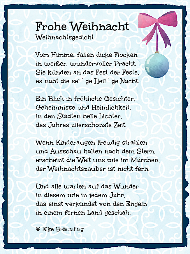 Frohe Weihnacht Kopie Elkes Kindergeschichten